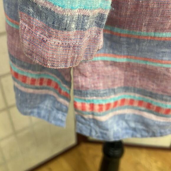 TOMMY BAHAMA PASTELL COLOR LINEN‎ TOP SIZE M - Picture 4 of 7